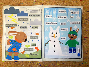 All Kinds of Weather Crinkly Newspaper