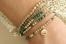 Load image into Gallery viewer, Olive Malachite Stretch Bracelet
