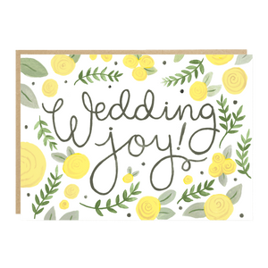 JOY WEDDING CARD
