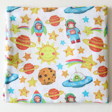 Load image into Gallery viewer, Space Muslin Swaddle Blanket