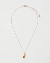 Load image into Gallery viewer, Enamel Hare short rose gold necklace