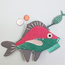 Load image into Gallery viewer, Little Arc Fish Shaped Coin Pouch