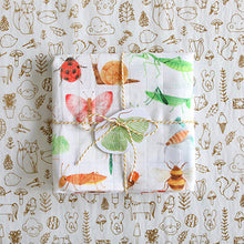 Load image into Gallery viewer, Bugs Muslin Square