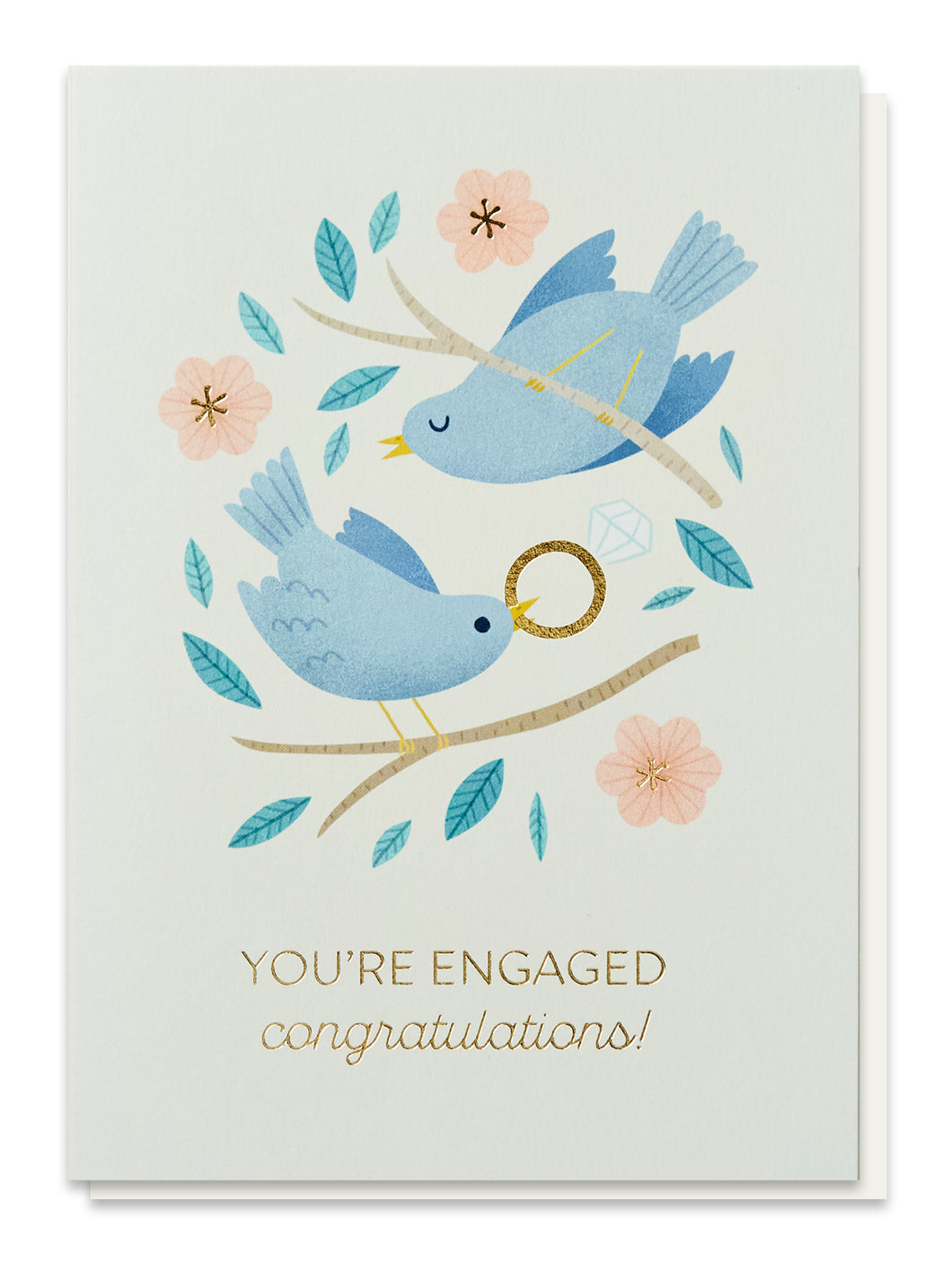 Bluebirds Engagement card