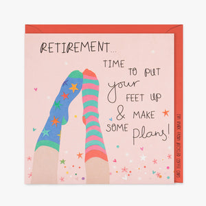 Put Your Feet Up Retirement card