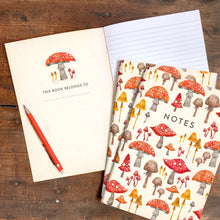 Load image into Gallery viewer, A5 Toadstool Notebook