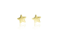 Load image into Gallery viewer, Star Stud Gold Earrings