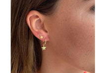 Load image into Gallery viewer, Star Stud Gold Earrings