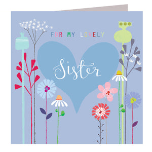 For my lovely Sister birthday card