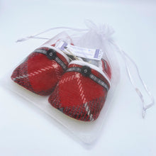 Load image into Gallery viewer, Harris Tweed Baby Shoes - blue check