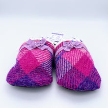 Load image into Gallery viewer, Harris Tweed Baby Shoes - purple check