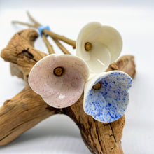 Load image into Gallery viewer, Porcelain Flowers - set of three