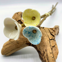 Load image into Gallery viewer, Porcelain Flowers - set of three