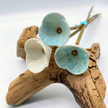 Load image into Gallery viewer, Porcelain Flowers - set of three