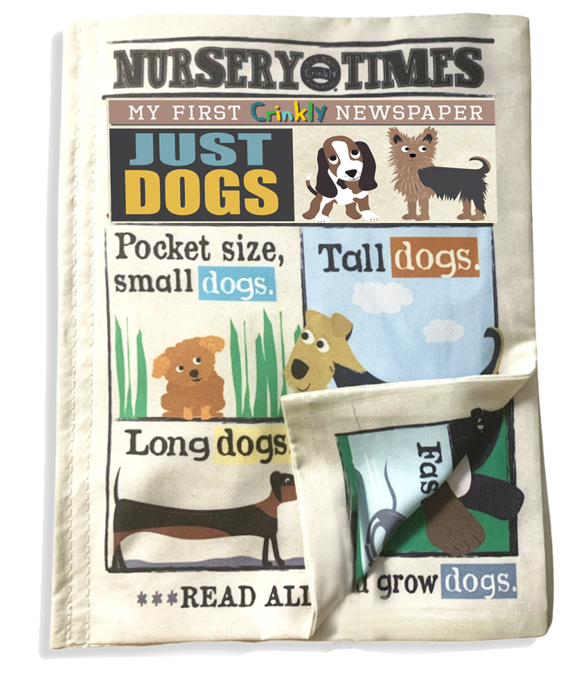 Dogs Crinkly Newspaper