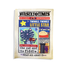 Load image into Gallery viewer, Nursery Rhymes Crinkly Newspaper