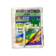 Load image into Gallery viewer, Rainbow Dinosaurs Crinkly Newspaper