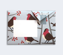 Load image into Gallery viewer, Robin and Wren Pigeon letter writing set