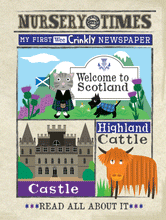 Load image into Gallery viewer, Welcome to Scotland Crinkly Newspaper
