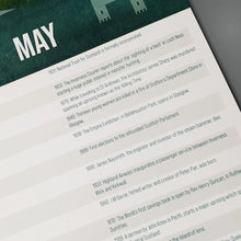 Load image into Gallery viewer, 2023 'On this day in Scotland' Calendar