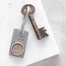 Load image into Gallery viewer, 'Touch Wood' keyring