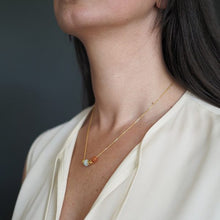 Load image into Gallery viewer, Abacus agate and amazonite necklace