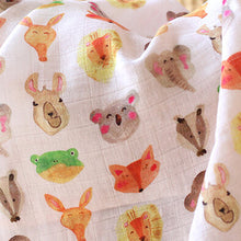 Load image into Gallery viewer, Animals Muslin Square