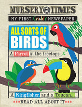 Load image into Gallery viewer, All Sorts of Birds Crinkly Newspaper
