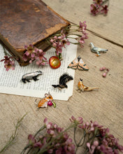 Load image into Gallery viewer, Fable Enamel Badger brooch