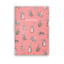 Load image into Gallery viewer, A5 Rabbit Pattern Notebook