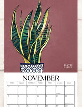 Load image into Gallery viewer, Katie Cardew illustrated 2022 calendar