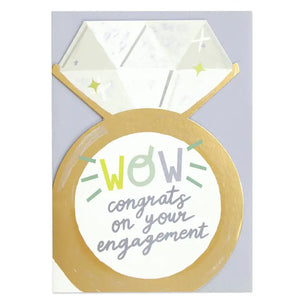 Wow Engagement card