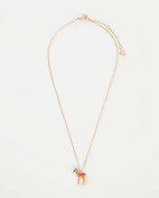 Load image into Gallery viewer, Fable Enamel Fawn short necklace