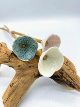 Load image into Gallery viewer, Porcelain Flowers - set of three