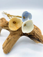 Load image into Gallery viewer, Porcelain Flowers - set of three