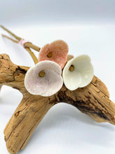 Load image into Gallery viewer, Porcelain Flowers - set of three