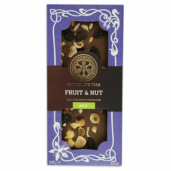 Fruit and Nut organic 100g craft chocolate bar by Chocolate Tree