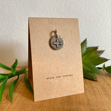Load image into Gallery viewer, Compass charm - Enjoy the Journey
