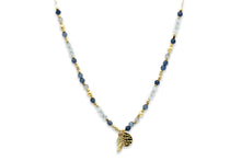 Load image into Gallery viewer, Indra Denim Gemstone Beaded Necklace