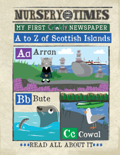 Load image into Gallery viewer, Scottish Islands A-Z Crinkly Newspaper