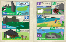 Load image into Gallery viewer, Scottish Islands A-Z Crinkly Newspaper
