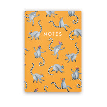 Load image into Gallery viewer, A5 Lemur Pattern Notebook