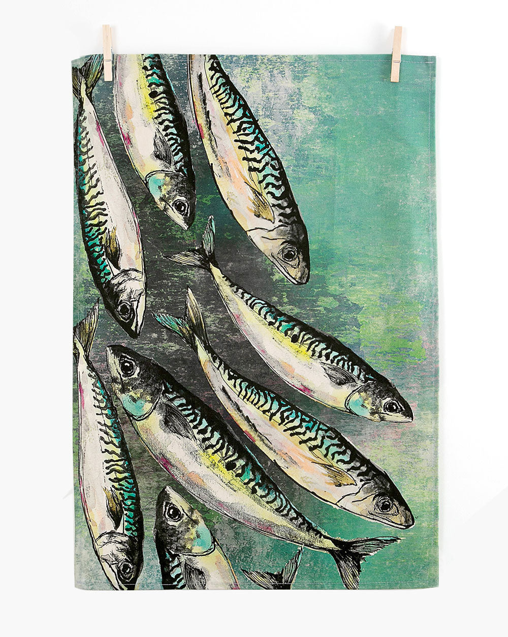 Tea towels - Mackerel shoal