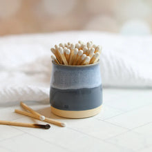 Load image into Gallery viewer, Midnight Blue Glosters Handmade Match Pot