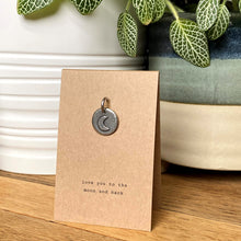 Load image into Gallery viewer, Moon and Back charm