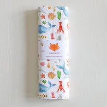 Load image into Gallery viewer, Sea Life Muslin Swaddle Blanket