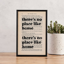 Load image into Gallery viewer, No Place Like Home - book page print