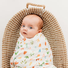 Load image into Gallery viewer, Foliage Muslin Swaddle Blanket