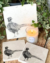 Load image into Gallery viewer, Pheasant natural marble stone coaster