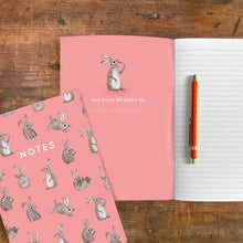 Load image into Gallery viewer, A5 Rabbit Pattern Notebook